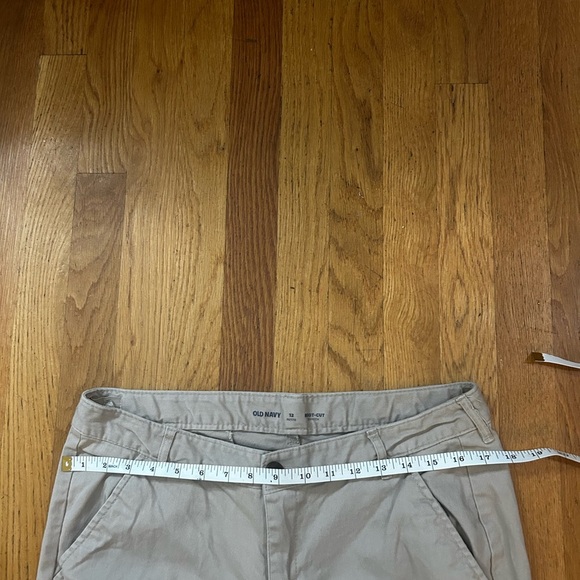 Old Navy Boot Cut Stretch Khaki Pants Petite - Picture 9 of 12
